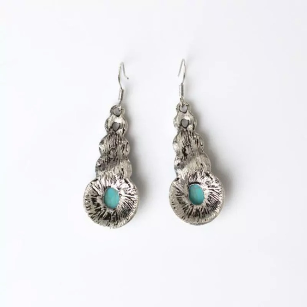 Blue Crystal Vintage Necklace Earring Set - Picture 3 of 3
